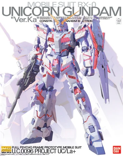 BANDAI HOBBY MG 1/100 Unicorn Gundam - Mobile Suit Gundam Unicorn / Narrative