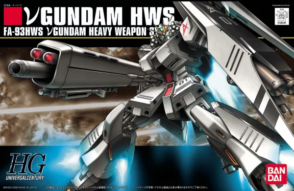 BANDAI HOBBY HGUC 1/144 #93 Nu Gundam (Heavy Weapon System) - Mobile Suit Gundam: Char's Counterattack