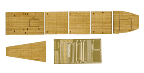 [G-up No104] 1/700 Wood Deck Seal for IJN Aircraft Carrier Kaga Triple Flight Deck