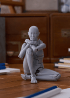 Nishimura Style Drawing Doll Olive Gray 2