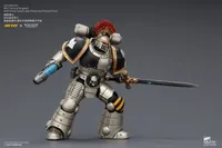JOYTOY Iron Warriors Mkll Tactical Sergeant with Power Sword, Bolt Pistol and Plasma Pistol - Warhammer 40K - photo 9
