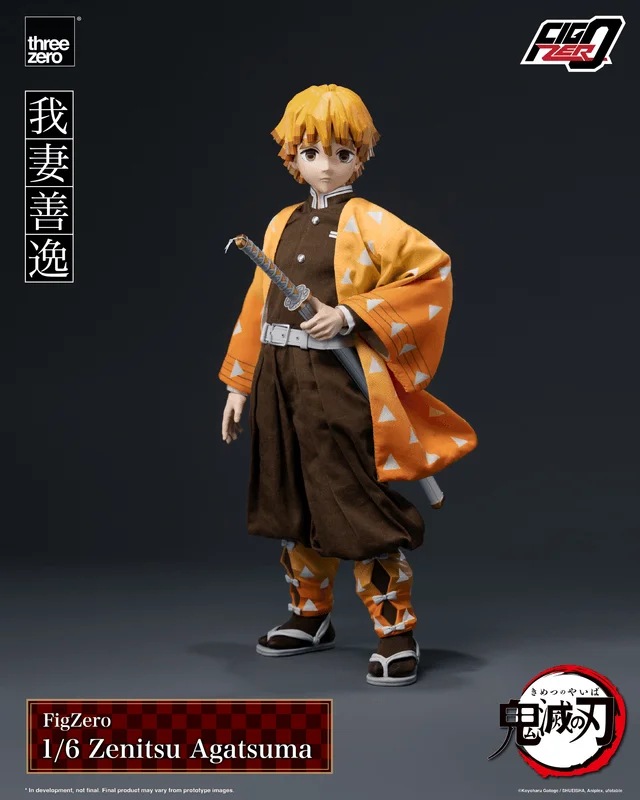 threezero Kimetsu no Yaiba FigZero 1/6 Zenitsu Agatsuma - Demon Slayer: Kimetsu no Yaiba
