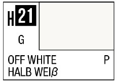 AQUEOUS HOBBY COLOR - H21 GLOSS OFF WHITE (PRIMARY)
