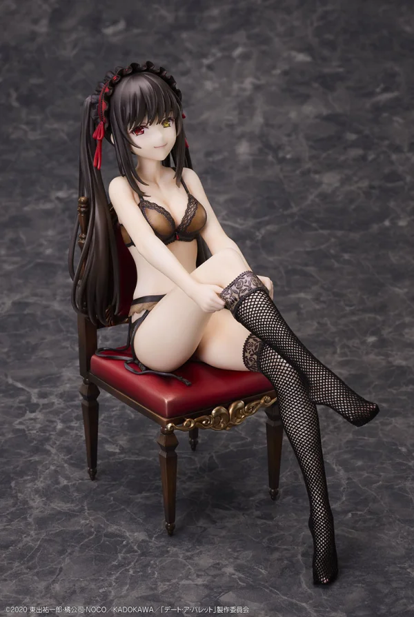 Design COCO Date A Bullet Kurumi Tokisaki 1/7 Complete Figure - Date A Bullet