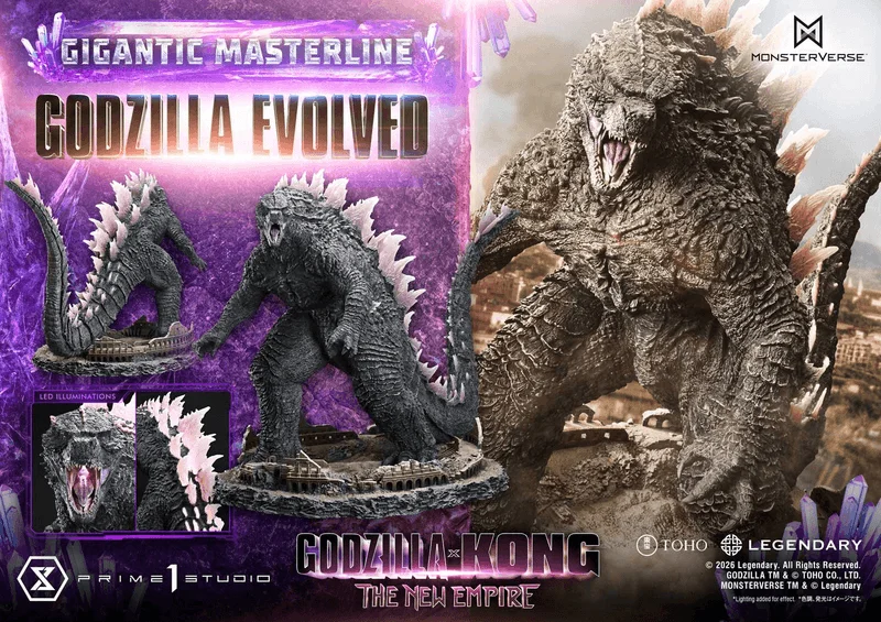 Prime 1 Studio Gigantic Masterline Godzilla x Kong: The New Empire (Film) Godzilla Evolved - Godzilla