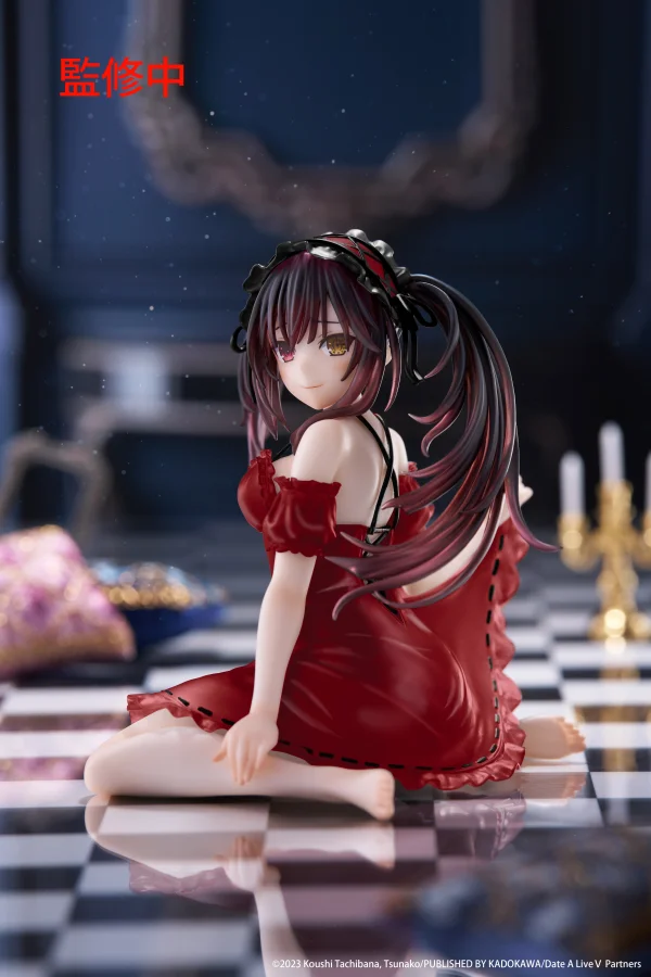 TAITO Date A Live V Desktop Cute Figure - Kurumi Tokisaki (Nightwear Ver.) Renewal - Date A Live