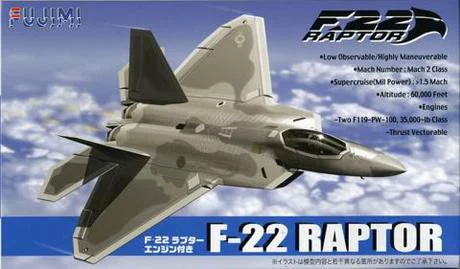 Fujimi [BSK-1] 1/72 F-22 RAPTOR - Scale Kits