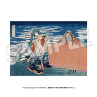 Presence CO., LTD. Serial Numbered A3 Acrylic Panel Thirty-six Views of Mount Fuji The Great Wave off Kanagawa - Hatsune Miku - photo 2