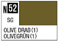 Acrysion N52 - Olive Drab 1 (Semi-Gloss/Aircraft) 1