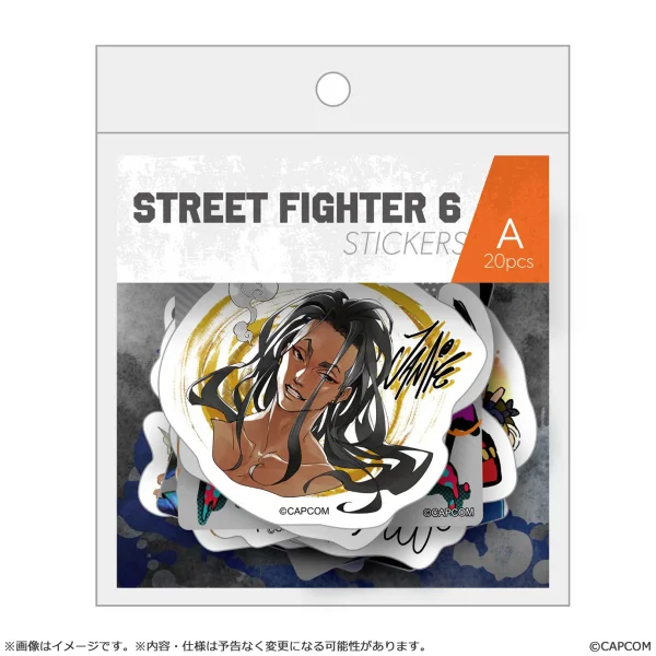 CAPCOM Street Fighter 6 die-cut stickers A set - Street Fighter