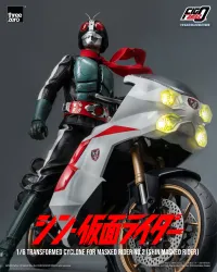 threezero FigZero 1/6 Transformed Cyclone for Masked Rider No.2 (SHIN MASKED RIDER) - Kamen Rider: Masked Rider - photo 3