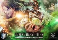 Prime 1 Studio Ultimate Premium Masterline  TV animation Attack On Titan  Levi versus Beast Titan - Attack on Titan - photo 55