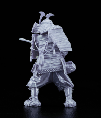PLAMAX 1/12 Kamakura Period Armored Warrior: Silver Color Edition 4