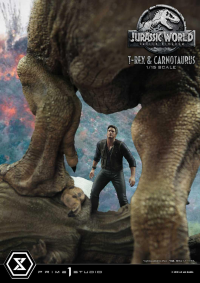 Legacy Museum Collection Jurassic World: Fallen Kingdom (Film) Tyrannosaurus-Rex & Carnotaurus 1/15 scale Deluxe Version 70