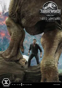 Prime 1 Studio Legacy Museum Collection Jurassic World: Fallen Kingdom (Film) Tyrannosaurus-Rex & Carnotaurus 1/15 scale Deluxe Version - Jurassic Park - photo 70