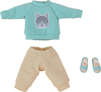 Nendoroid Doll Outfit Set: Sweatshirt and Sweatpants (Light Blue) 3