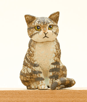 AIP mio hashimoto Cat sculpture (Box of 12) 4