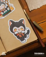 TOYZEROPLUS Moffy's - Mewky Sticker (Black Cat - Standing) - Mewky - photo 3