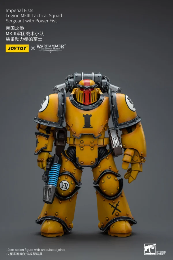 Imperial Fists   Legion MkIII Tactical Squad  Sergeant with Power Fist