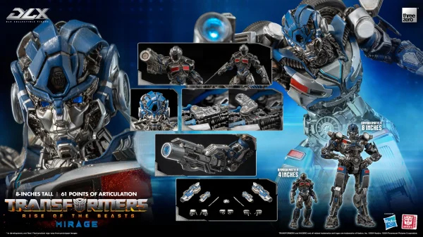 threezero Transformers: Rise of the Beasts - DLX Mirage - Transformers