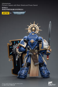 Ultramarines Primaris Captain with Relic Shield and Power Sword 7
