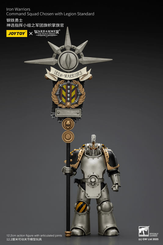Iron Warriors Command Squad Chosen with Legion Standard