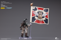 Astra Militarum Cadian Command Squad Veteran with Regimental Standard 10