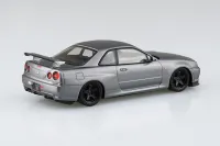 Aoshima NISSAN R34 SKYLINE GT-R CUSTOM WHEEL(ATHLETE SILVER) - Scale Kits - photo 2