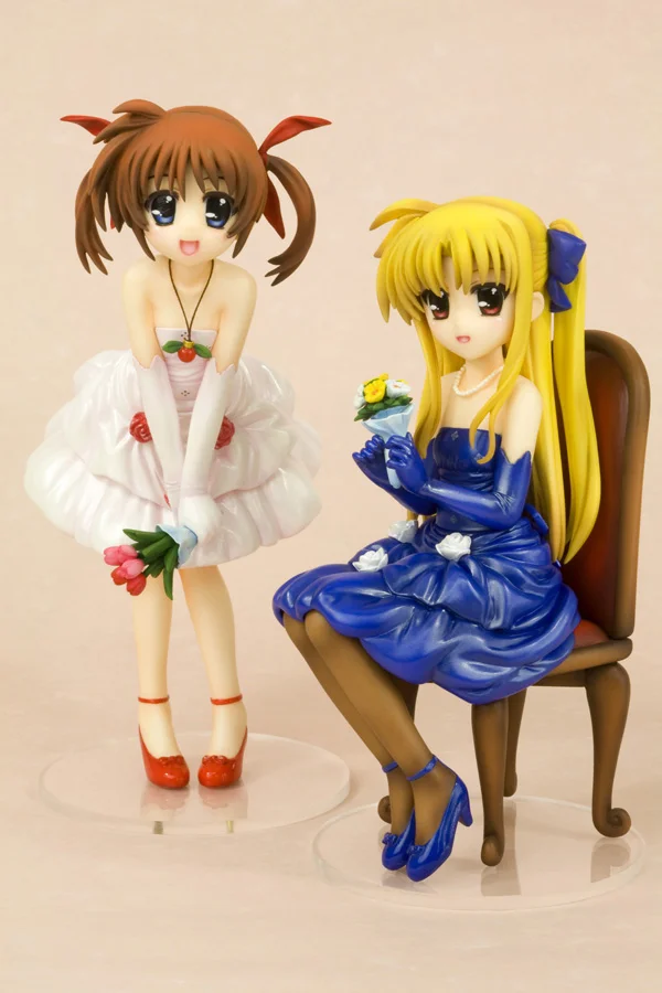 Ani Statue - Magical Girl Lyrical Nanoha - Nanoha Takamachi & Fate Testarossa Dress Ver