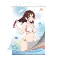 Rent-A-Girlfriend Swimsuit and Girlfriend B2-sized Two Pattern Tapestry 2