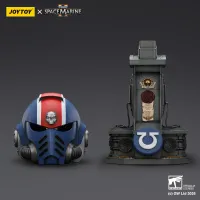 JOYTOY Ultramarines Lieutenant Titus' MKX Helmet & Display Stand - Warhammer 40K - photo 25