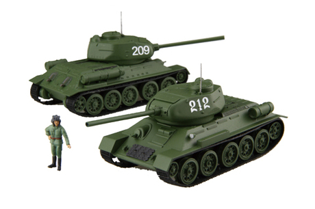 [SWA-34] 1/76 Soviet T-34/85 (Set of 2)