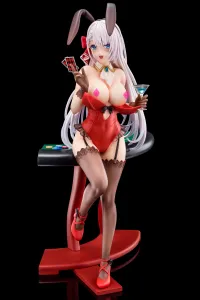 Hakoiri-musume Riselia Ray Crystalia wearing crimson bunny costume with Nip Slip Gimmick System - The Demon Sword Master of Excalibur Academy - photo 11