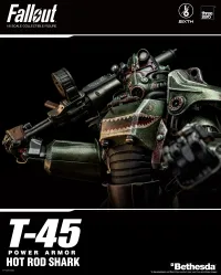 threezero 1/6 T-45 Hot Rod Shark Power Armor - Video Games - photo 3