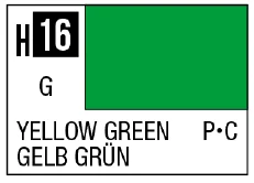 GSI Creos AQUEOUS HOBBY COLOR - H16 GLOSS YELLOW GREEN (PRIMARY)