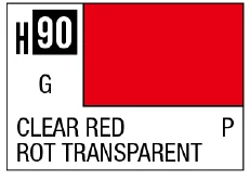 GSI Creos AQUEOUS HOBBY COLOR - H90 GLOSS CLEAR RED (PRIMARY)