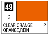 Mr Color Spray - S49 Clear Orange (Gloss/Primary) 1