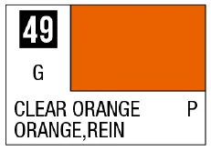 Mr Color Spray - S49 Clear Orange (Gloss/Primary)