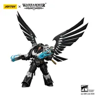 JOYTOY Raven Guard Corvus Corax, Primarch of the XIX Legion with artificer-crafted lightning talons, archaeotech pistols, and whip - Warhammer 40K - photo 10