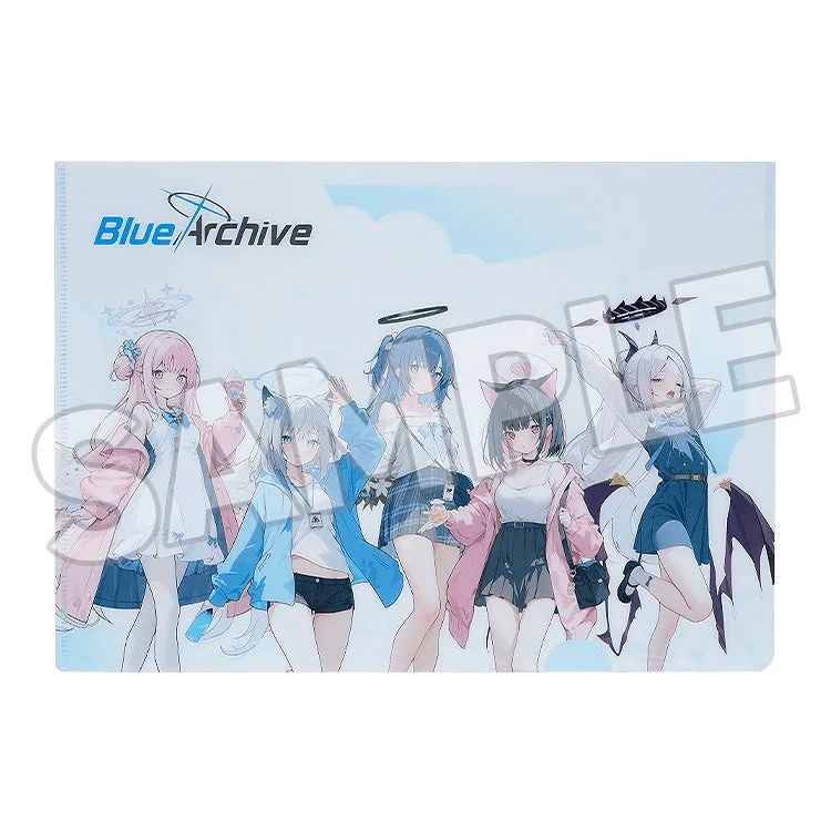 GoodSmile Moment Blue Archive Holiday Saunter Series A4 Folder - Blue Archive