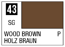 Mr Color Spray - S43 Wood Brown (Semi-Gloss/Primary)
