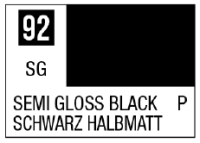 Mr Color Spray - S92 Semi-Gloss Black (Semi-Gloss/Primary) 1