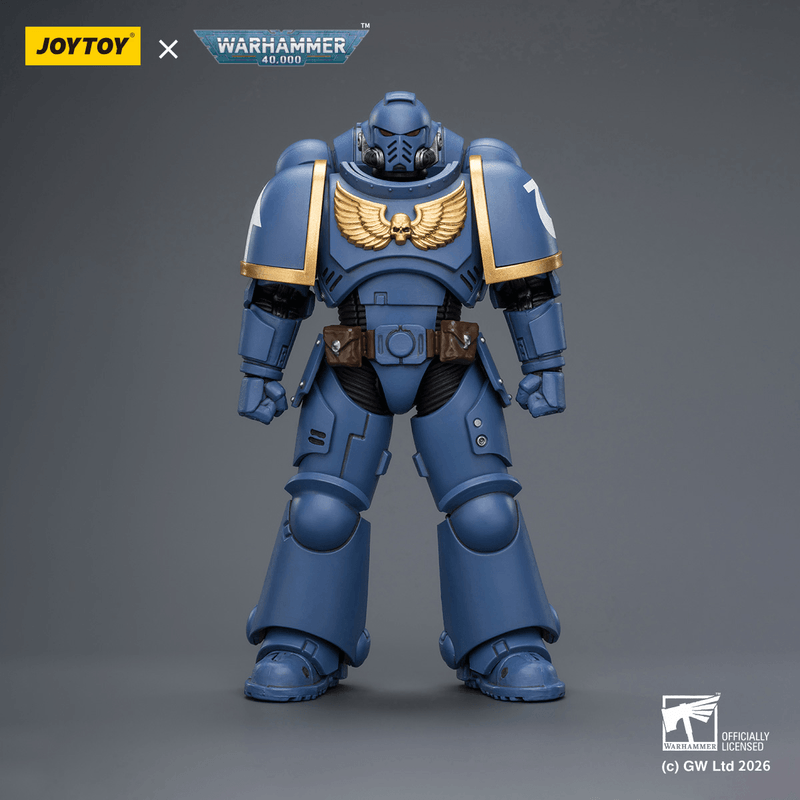 Ultramarines Intercessor with Bolt Rifle, Bolt Pistol and Chainsword