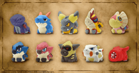 Capcom Figure Builder Finger Puppet Monster Hunter Vol. 2 2