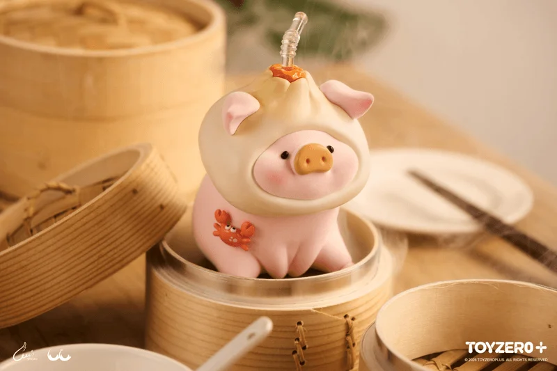 TOYZEROPLUS LuLu the Piggy - Crab Roe Bun XL - LuLu The Piggy