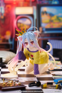 No Game No Life Desktop Cute Figure - Shiro (Cat Ear T-Shirt Ver.) 1