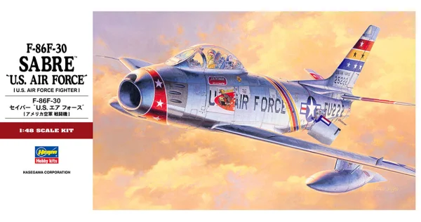 Hasegawa [PT13] 1:48 F-86F-30 SABRE U.S. AIR FORCE - Scale Kits