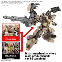 BANDAI HOBBY 30MM 1/144 bEXM-28 REVERNOVA [BROWN] - 30 Minutes Missions (30MM) - photo 2