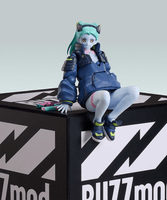 [BUZZmod.] Cyberpunk: Edgerunners REBECCA  1/12 scale action figure 9