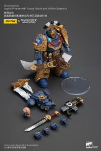 Ultramarines Legion Praetor with Power Sword and Volkite Serpenta 4